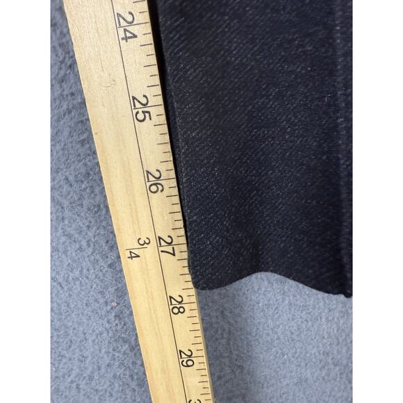 Athleta Pants Womens Small Black Venice Heathered Pintuck Pull On Ankle Zip - Picture 6 of 9